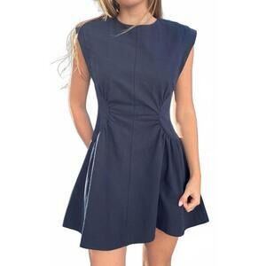 NEW MINT EXCLUSIVES stella a-line mini dress in navy